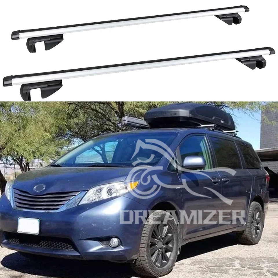 Багажник на крышу для Toyota Sienna 2004-2022 48 дюймов багажник грузовой каяк - Изображение 1 из 4
