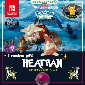 ✨HEATRAN SHINY ✨ | pokemon leyendas Arceus 🏞️ / Legends Arceus 🌋 - Imagen 1 de 3