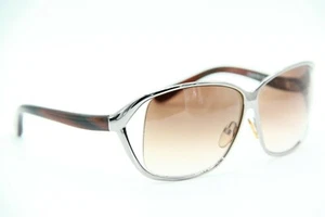 TOM FORD TF 88 843 NICOLETTE SILVER GRADIENT AUTHENTIC SUNGLASSES 62-11 W/CASE - Picture 1 of 3