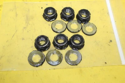 OEM 2006-2015 GENUINO YAMAHA FZ1 TRASERO PIÑÓN TUERCAS JUEGO ARANDELAS FZ6 R1 Foto 1 de 3