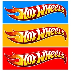 HOT WHEELS Logo Birthday Banners - Hot Wheels Birthday Banners - Hot Wheels - Bild 1 von 1