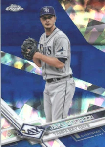 JAKE ODORIZZI 2017 TOPPS CHROME SAPPHIRE EDITION #488 ONLY 250 MADE - Picture 1 of 2