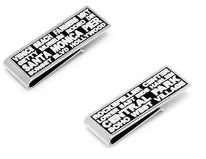 Closeout Cities Silver Plated Money Clip New York or Los Angeles - Bild 1 von 6