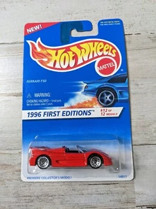 Vintage Hot Wheels 1996 First Editions Ferrari F50 14917 Collector #377 NEW - Picture 1 of 5