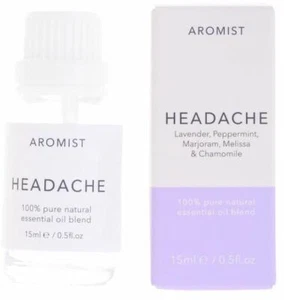 AROMIST 15ML AROMATHERAPY ESSENTIAL OIL - "HEADACHE" | FREE FAST SHIPPING |BNIB - Picture 1 of 1