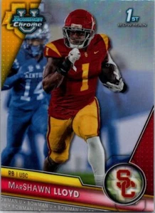 2023 Bowman University Chrome #107 MarShawn Lloyd rifrattore - Foto 1 di 2