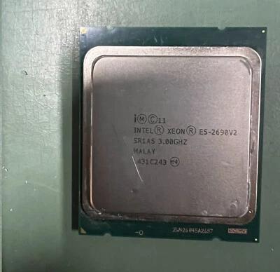 Procesador Intel Xeon E5-2690v2 SR1A5 3Ghz 10 núcleos 25M 8GT/s LGA2011 CPU Foto 1 de 2