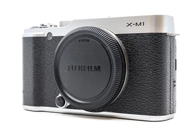 Fujifilm X-M1 16MP Digital Camera Body - Silver - Image 1 of 4