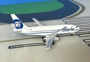 Alaska Boeing 737-200 N747AS 2000s colori scala 1:400 pressofuso Aeroclassics - Foto 1 di 1