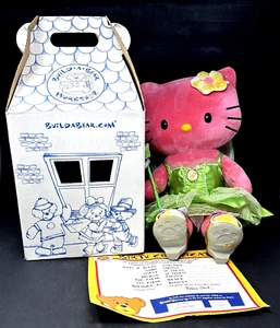 Build A Bear Sanrio Hello Kitty Coral Tink con Caja Certificado de Nacimiento y Ropa 2014 - De Colección - Imagen 1 de 7