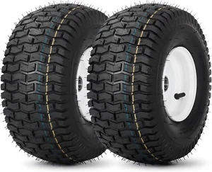 (2 Stück) 15x6.00-6 Tubeless Reifen und Rad, 3" Offset Nabe, 3/4" Lager, 4 Pl... - Bild 1 von 10