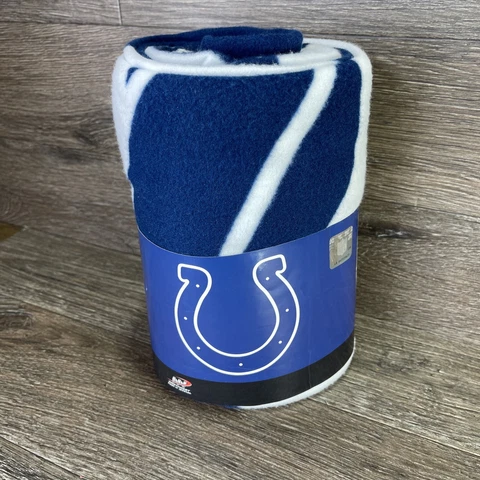 INDIANAPOLIS COLTS NFL 50" x 60" Fleece Blanket - NIP Fleece Throw Cover