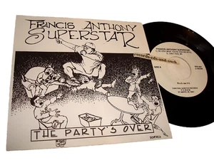 Francis Anthony Superstar - The Party's Over - TFG-001 RARE NM/NM VINYL 45+PS - Picture 1 of 2