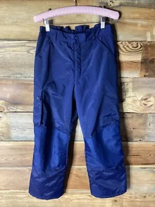 COLUMBIA Tectonite Insulated Reinforced Knee Snow Pants Navy Boy Girl 14/16 - Picture 1 of 7