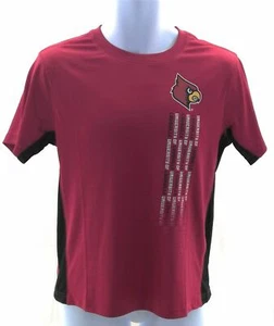 Colosseum T Shirt Boys Size Large Red Louisville Cardinals Short Sleeve - Picture 1 of 12