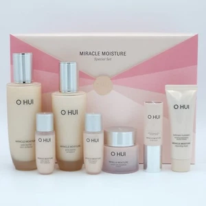 O HUI Miracle Moisture 3pcs Special Set 7 Items Smooth Moisturizing K-Beauty