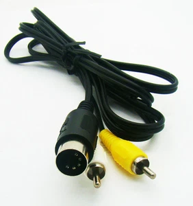 RCA AV Video AV Lead Cable For Sega Mega Drive MD 1 Genesis 1 Master System 1 - Picture 1 of 2