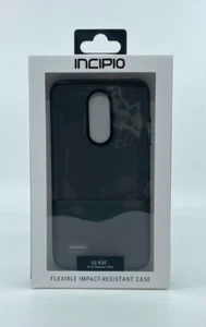 Genuine Incipio For LG K 30 FLEXIBLE Impact Resistant Case Smoke Color Black - Picture 1 of 3