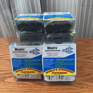10 cajas de sujetadores de barra de agarre de carga WingIts sin tachuelas de alta resistencia de 600 libras (paquete de 2) - Imagen 1 de 5