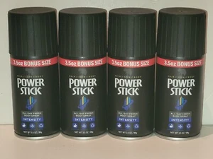 LOT OF 4 CANS Power Stick "Intensity" Deodorant Body Spray 3.5 OZ - BRAND NEW - Picture 1 of 3