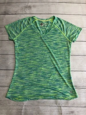 Camisa RBX Activewear para mujer mediana neón verde azulado atletismo camiseta diaria Foto 1 de 4