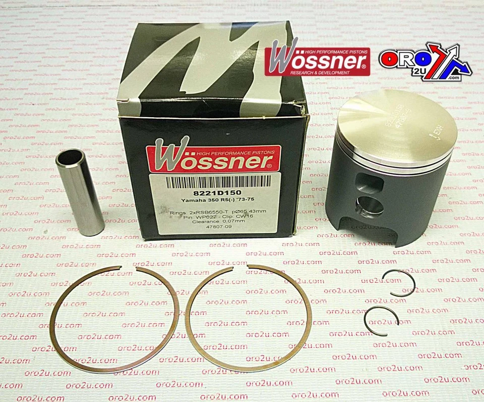KIT PISTÓN WOSSNER 64,75mm YAMAHA RS350 1973-1975 Foto 1 de 1