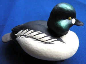 Ducks Unlimited Golden Eye #12 Jeff Brunet 2010 miniature decoy - Foto 1 di 4
