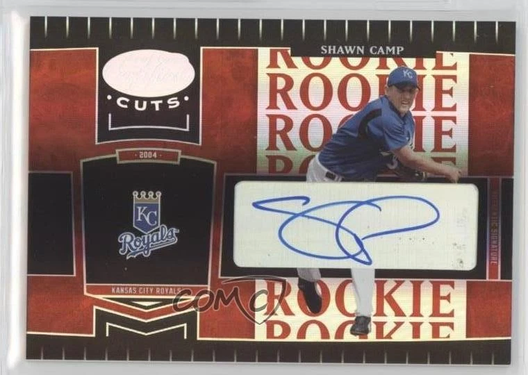 2004 Leaf Certified Cuts Marble Red Signatures /100 Shawn Camp Rookie Auto RC - Image 1 of 2