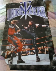 Vintage 1998 WF The Undertaker wrestling poster WWF 14535 Kane - Picture 1 of 8