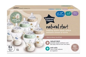Tommee Tippee Natural Start Baby Bottle Set 260ml Anti-Colic (Around The Pond) - Picture 1 of 4