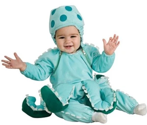 Neu ohne Etikett Kleinkinder Unisex 12-18 Monate BABYSTYLE HELLBLAU Oktopus KOSTÜM Cosplay - Bild 1 von 6