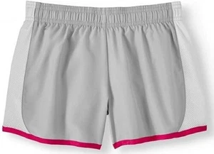 Athletic Works Girls XS 4 5 Light Gray Jogger Track Shorts with Liner - Picture 1 of 1