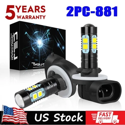 Bright 881LED Faros Bombillas 6000K para Polaris Ranger Crew 800 2009-2010 Foto 1 de 4