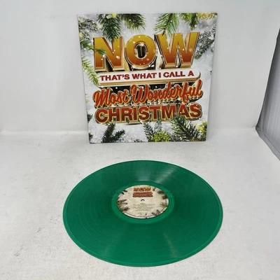 NOW Most Wonderful Christmas Various Artists Target Exclusive Green Vinyl *Read* - Image 1 of 4