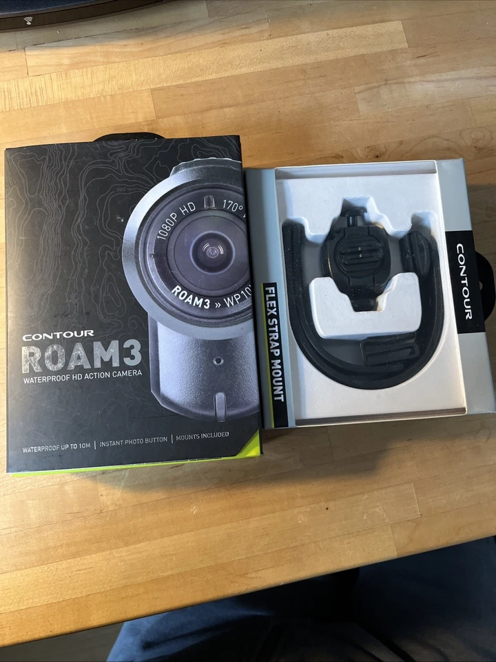 Contour HD ROAM3 Action Sport Kamera wasserdicht in OG Box, Flex Strap Mount - Bild 1 von 4