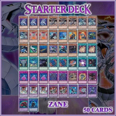 ZANE CYBER DRAGON STARTER DECK 50 | Chimeratech End Poly Duelist Kingdom YuGiOh - Image 1 of 2