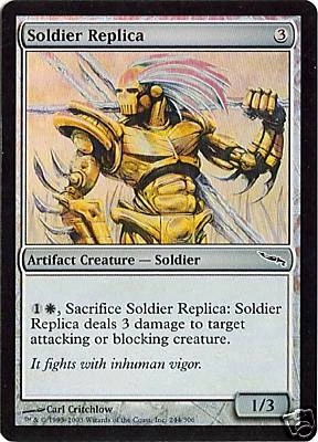 MTG - Mirrodin - Soldier Replica - 2X - Foil - NM - Image 1 of 1