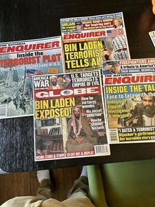 National Enquirer Oct 2 2001 Inside 9/11 Terrorist Plot - CIA - Bin Laden - Bush - Picture 1 of 1
