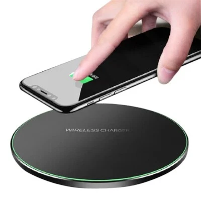 15W Max Wireless Fast Charging Pad for Samsung, iPhone, Android. Super Thin - Image 1 of 4