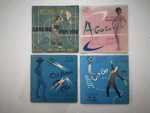 Lot of 4 A Go Go Off Beat Cha Cha  Mandarin  Singapore 60's EP - Picture 1 of 7