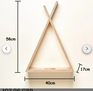 Tonie shelf tipi, tipi, Tonie shelf, wall shelf for up to 66 Tonie figures,... - Picture 1 of 3