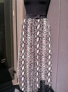 Long skirt with snake pattern sizes S/M, M/L - Picture 1 of 1