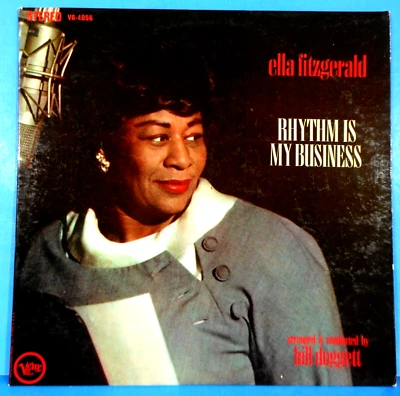 ELLA FITZGERALD RHYTHM IS MY BUSINESS LP 1962 ORIGINAL NICE CONDITION VG/VG++!!A - Image 1 of 4