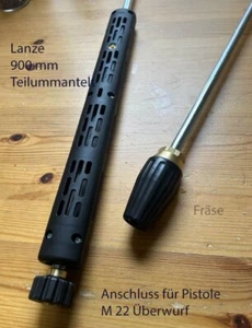 Strahlrohr mit Dreckfräse für Kärcher HDS698 C + Eco Länge 900 mm - Bild 1 von 1
