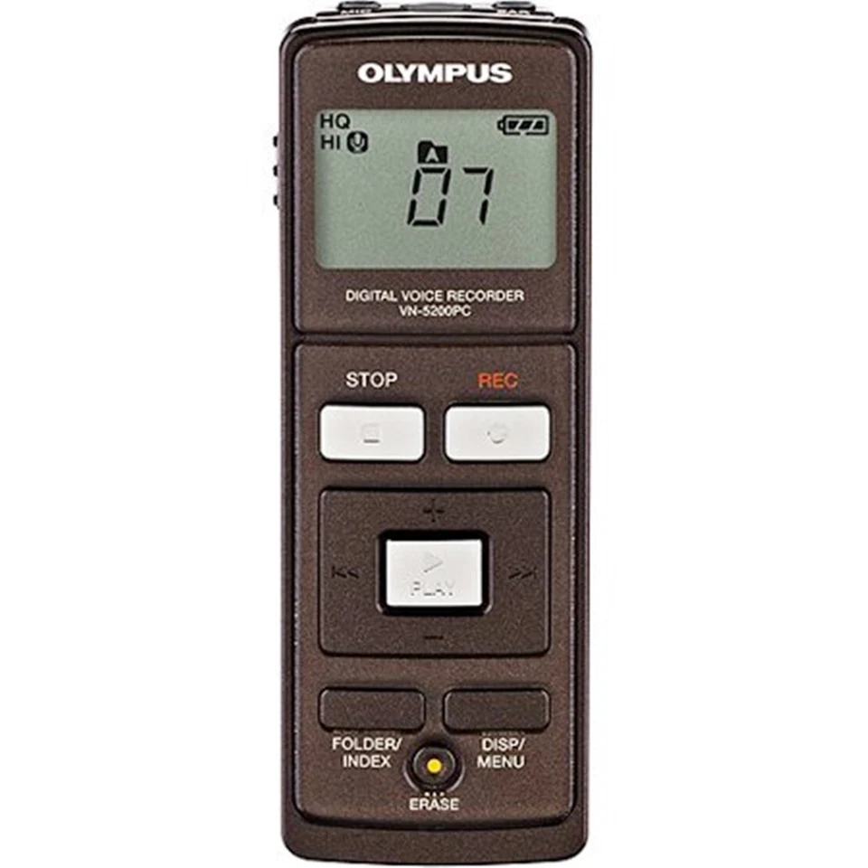 Olympus VN-5200PC Digital Voice Recorder Handheld Portable Player  - Image 1 of 4