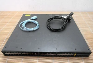 Cisco WS-C3650-48PQ-S 48 10/100/1000 Ethernet PoE+ 4x10G IP Base Feat 1x AC PS - Bild 1 von 1