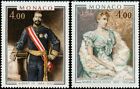 Timbres Monaco n°1245 et 1246 Prince et princesse Neuf sans charnière