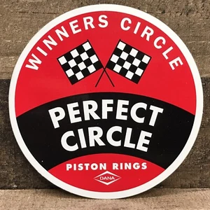 Vintage DANA Perfect Circle Piston Rings Automotive Racing Decal Sticker 3-3/4" - Picture 1 of 4