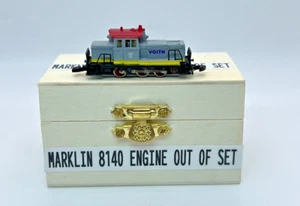 Z Scale Marklin 8140 Out Of Set Locomotive With Custom Wood Case - Picture 1 of 10