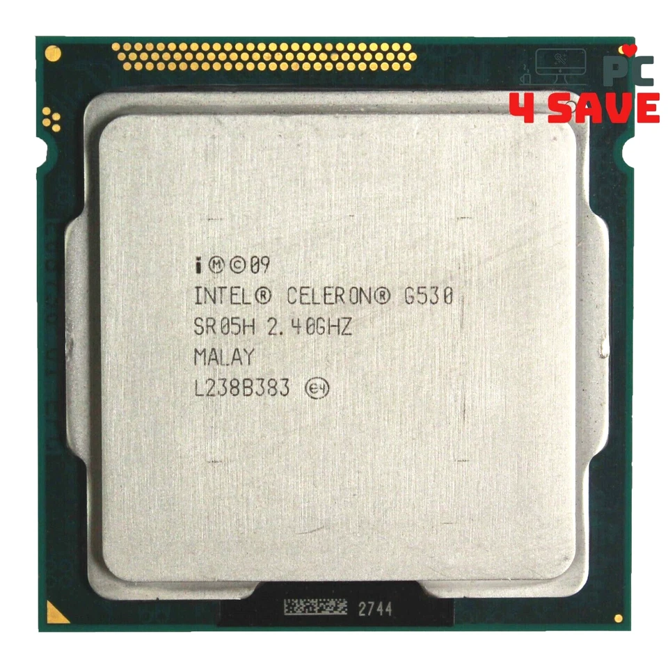 PC procesador Intel Celeron G530 SR05H 2 MB de caché 2,40 GHz CPU de doble núcleo LGA-1155 Foto 1 de 2